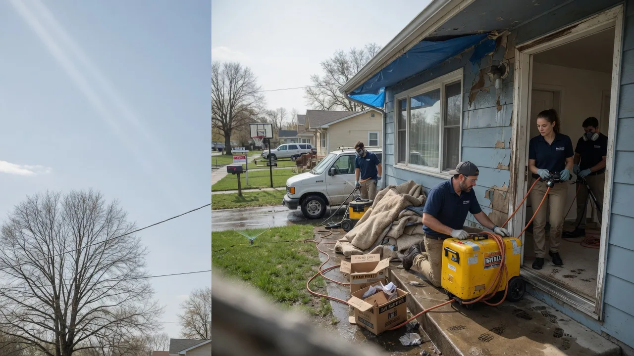 Basement Flood Cleanup in Joy, IL near me